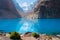 Majestic mountain lake in Tajikistan