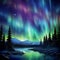 Majestic Northern Lights Illuminating the Night Sky