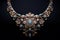 Majestic Ornate necklace gem. Generate Ai