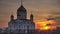 Majestic orthodox Cathedral of Christ Saviour with