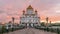 Majestic orthodox Cathedral of Christ Saviour with