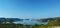 Majestic panoramic view of the Kekova Island and Kalekoy, Demre