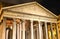 Majestic Pantheon by night on Piazza della Rotonda in Rome, Italy