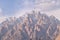 Majestic Passu Cones or Passu Cathedral During Pink Twilight