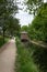 Majestic pathway, lovely green trees. Finsbury Town