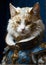 Majestic Paws: Noble Cat Chronicles Whiskered Feline Royalty in Action