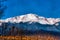 A Majestic and Peaceful Classic Image of Pikes Peak in Colorado America`s Mountain in Snow