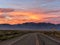 Majestic Pink Sunset over a Road