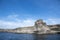 Majestic relief Rocks rising from the sea