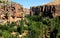 Majestic rocks and green forest in the Ihlara Valley in central Anatolia, Turkey