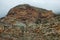 Majestic rocky redish mountains in Seweweekspoort pass