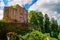 Majestic ruins of medieval castle Birkenfels, Alsace