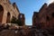 Majestic ruins of Red Basilica KÄ±zÄ±l Avlu in Bergama, Turkey