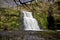 The Majestic Sgwd Clun Glyn waterfall on the Afon Mellte