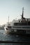 Majestic ship sailing on the Bosphorus strait in Istanbul, Turkey