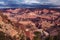 Majestic skies over a dappled sunlight Grand Canyon