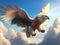 Majestic Soar: Captivating Griffin in the Sky Picture Available