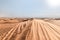 The majestic splendor of the vast sandy desert near Dubai city, United Arab Emirates
