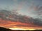 Majestic sunset over Mojave Desert