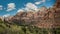 Majestic Towering Red Zion Mountains