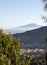 The majestic Vesuvius envelops the morning mist. Sorrento