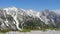 Majestic view of the Accursed Mountains near Theth village, Albania