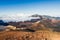 Majestic view of craters in Haleakala National Park in Maui Hawaii USA