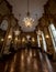 Majestic view of dance saloon of an old french like architecture palace in Argentina, now the Museum of Decorative Art