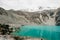 Majestic view of Laguna 69 in Huaraz Peru
