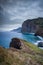 Majestic view from Miradouro do Guindaste in Madeira Portugal.