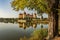 Majestic view of Moritzburg Castle near Dresden. Popular tourist destination