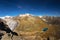 Majestic view to Aletsch glacier, the largest gracier in Alps an