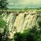 Majestic view with Victoria falls(South Africa)