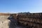 Majestic and well preserved Roman theatre in ancient city Aspendos, Turkey - inside view