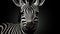 A majestic zebra stands in the African wilderness, striped with elegance generated by AI