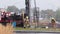 Major gas leak after ground drilling