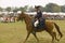 Major General Benjamin Lincoln on horseback at the 225th Anniversary of the Victory at Yorktown, a reenactment of the siege of