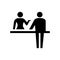 Major public information symbols for Japan / reception , front desk, check-in counter