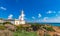 Majorca island lighthouse at Cap de Ses Salines