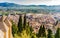 Majorca, view of the roofs of historic centre of Arta