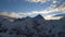 Makalu Mountain at Sunrise. View from Top of Island Peak. Himalaya, Nepal