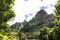 Makana Mountain view from Limahuli Valley, Hawaii