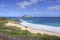 Makapu`u Beach overlook on sunny day