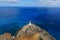 Makapuu Point lighthouse off Oahu, Hawaii