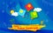 Makar Sankranti wallpaper with colorful kite