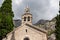 Makarska - Scenic view of ancient catholic church of St. Anthony in village Kotisina near Makarska, Split-Dalmatia