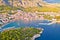 Makarska. Tourist city of Makarska aerial view
