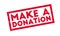 Make A Donation rubber stamp