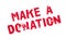 Make A Donation rubber stamp