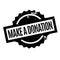 Make A Donation rubber stamp
